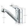 Mitigeur monocommande monotrou contemporain chromé… – vue 5
