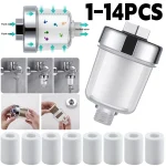 Kit de purificateur de sortie d&rsquo;eau, filtre de robinet universel, cuisine salle de bain, pomme de douche, filtre en coton PP, Filtration haute densité