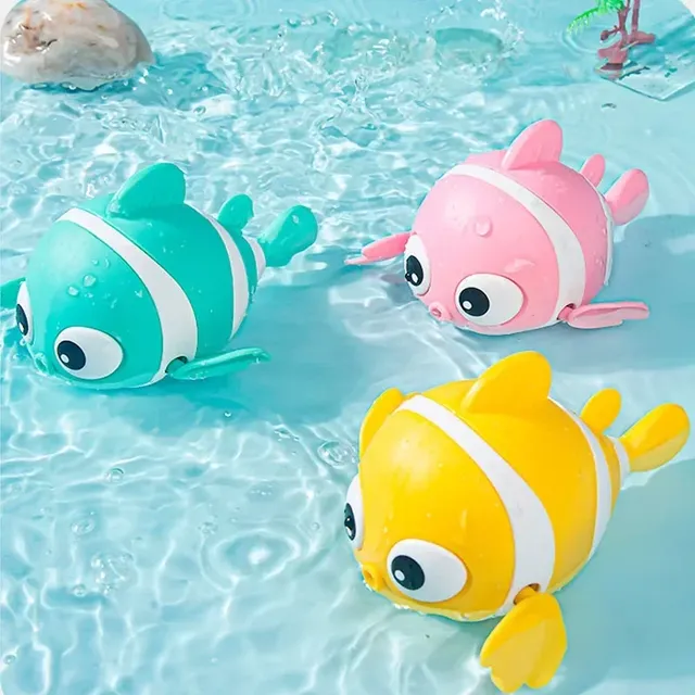 Jouets de bain mignon Clown de natation poisson jouet de… – vue 6