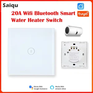 20A Smart WiFi chauffe-eau commutateur Tuya APP télécommande minuterie commande vocale chaudière interrupteur intelligent WiFi chaudière chauffage commutateur 20A Smart WiFi chauffe-eau commutateur Tuya APP télécommande minuterie commande vocale chaudière interrupteur intelligent WiFi chaudière chauffage commutateur
