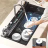 Évier de cuisine cascade en acier inoxydable – vue 3