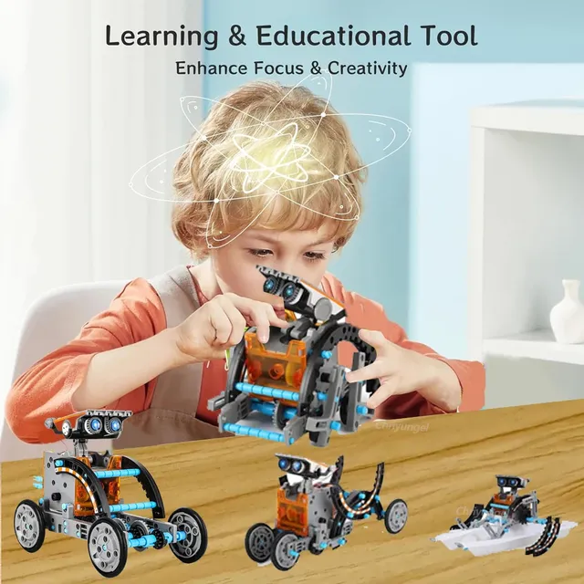 Kits de robots solaires 13 en 1 – vue 3