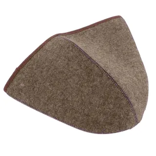 Chapeau sauna feutre laine gris brun isolant thermique léger respirant…