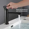 Robinet moleté robinet de lavabo en or brossé robinets… – vue 6