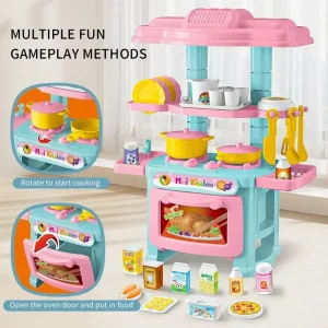 Mini ensemble de jeu de comptoir de cuisine pour enfants, nourriture de cuisine simulée bricolage, maison de jeu britannique, jouet de jeu de simulation, cadeau pour enfants, garçon