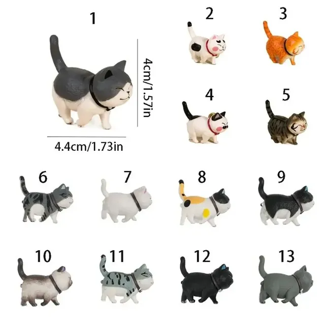 Boutons de tiroir en résine en forme de chat – vue 6