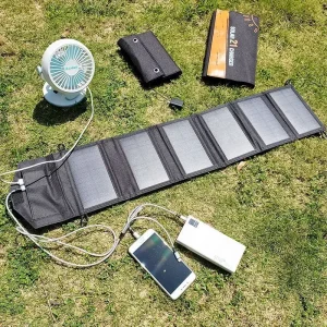 panneau solaire pliable portable 40W monocristallin PERC efficacité 19point8 cellules photovoltaïques tissu renforcé oeillets fixation ports USB téléphone camping panneau solaire pliable portable 40W monocristallin PERC efficacité 19point8 cellules photovoltaïques tissu renforcé oeillets fixation ports USB téléphone camping