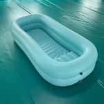 Baignoire gonflable en PVC pour soins médicaux à domicile, soins médicaux portables respectueux de l&rsquo;environnement, piscine spécifique aux patients