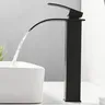 Robinet de lavabo en acier inoxydable noir – vue 2