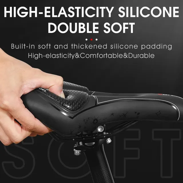 Selle vélo ergonomique sportive confortable rembourrée… – vue 2