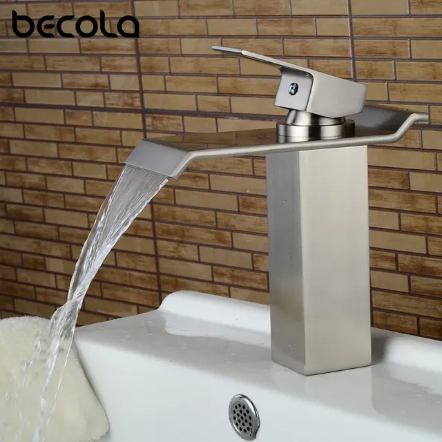 Mitigeur lavabo cascade monocommande acier inox brossé… – vue 2