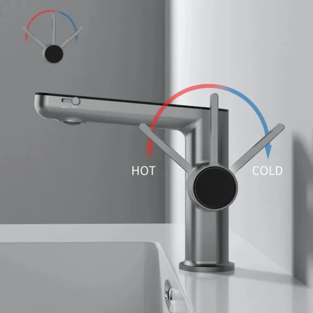 Robinet de lavabo LED à affichage numérique de la… – vue 5