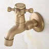 Robinet mural extérieur antique bronze patiné victorien… – vue 5