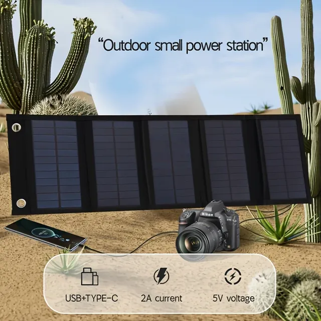 Panneau solaire avec USB – vue 5
