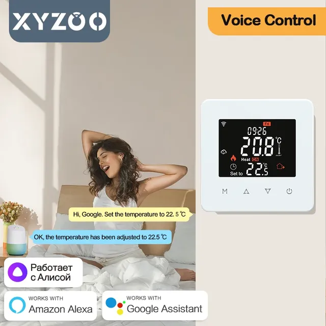 ThermoandreTuya-Microphone électrique intelligent avec… – vue 4