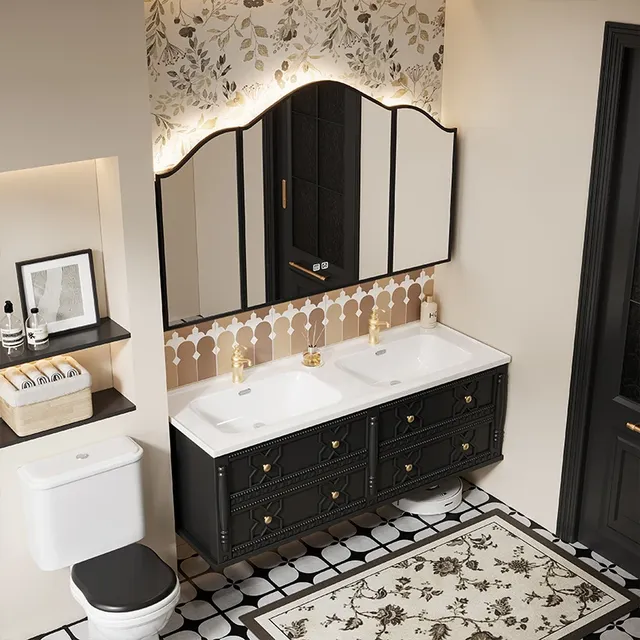 Miroir esthétique moderne salle de bain armoire de… – vue 4