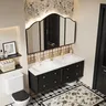 Miroir esthétique moderne salle de bain armoire de… – vue 4