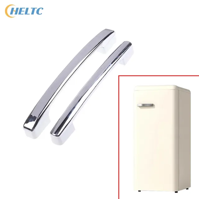 Poignée porte réfrigérateur congélateur plastique chrome… – vue 2