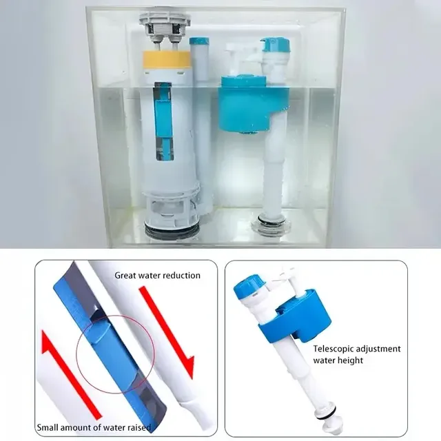 Valves de remplissage de réservoir de toilettes – vue 4