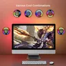 Lumière LED d'ambiance de ramassage magnétique rvb – vue 5