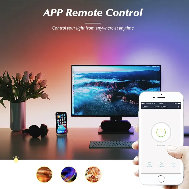 Ampoule intelligente WiFi 15W E27/B22 RGB – vue 3