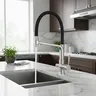 Robinet de cuisine en Nickel brossé – vue 1