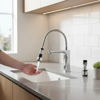 Prolongateur robinet pulvérisateur flexible évier cuisine rotatif 360…