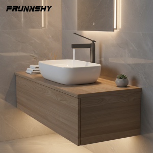 Bassin en laiton monté sur le pont, robinets d’eau pour évier de navire chaud et froid, poignée unique, bec long, FR631 Bassin en laiton monté sur le pont, robinets d’eau pour évier de navire chaud et froid, poignée unique, bec long, FR631