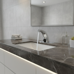 Robinet de toilette à économie d&rsquo;eau monté sur le pont de haute qualité, robinet à capteur automatique pour salle de bains et lavabo