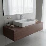 Robinet chromé Portable L8RC, cartouches en céramique silencieuses, mélangeurs salle bains, robinet avec becs à tige