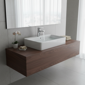 Robinet chromé Portable L8RC, cartouches en céramique silencieuses, mélangeurs salle bains, robinet avec becs à tige