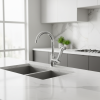 Robinet de cuisine avec pistolet de pulvérisation, robinet de lavabo extractible à trou unique, mitigeur d&rsquo;évier de cuisine, tête de pulvérisation à jet, robinet mitigeur