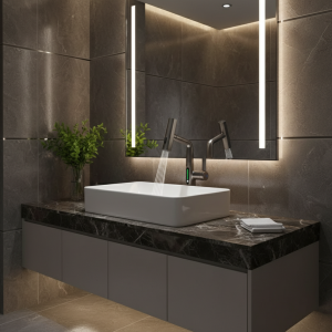 Pulvérisateur d&rsquo;eau chaude et froide avec affichage numérique de la température, robinet de lavage pour centre commercial