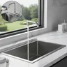 Robinet de cuisine pliant en acier inoxydable