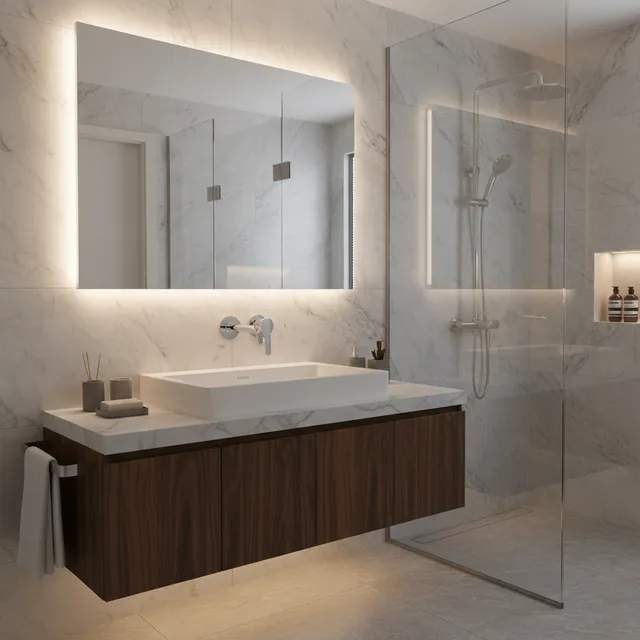 Poignée de robinet de lavabo
