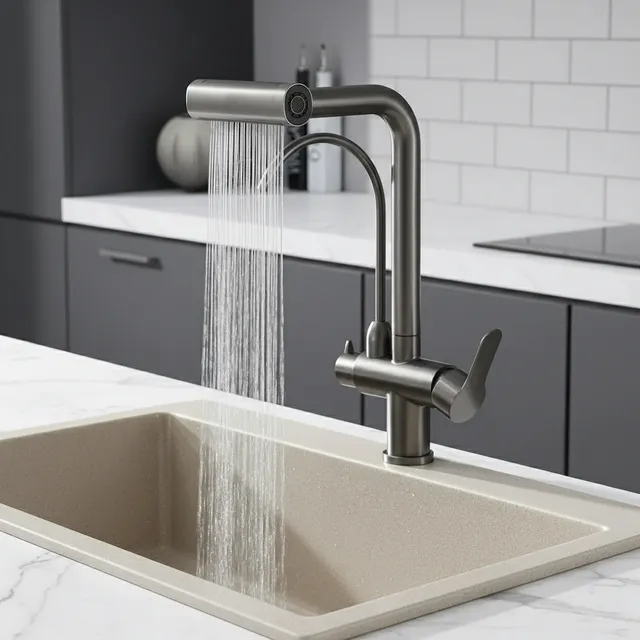 Robinet cascade multifonctionnel