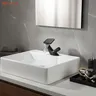 BAKALA robinets de lavabo noir mat cascade…