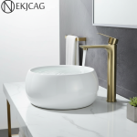 Robinets de ark de luxe en acier inoxydable 304, robinet d&rsquo;eau chaude et froide, grue d&rsquo;évier à poignée unique, grand centre commercial