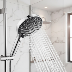 Pommeau de douche haute pression à grand panneau de 15CM, avec filtre, 3 Modes, buse de pulvérisation à grand débit, robinet de douche à pluie, accessoires de salle de bains