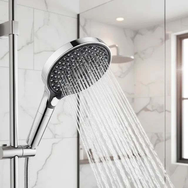 Pommeau de douche haute pression à grand panneau de 15CM