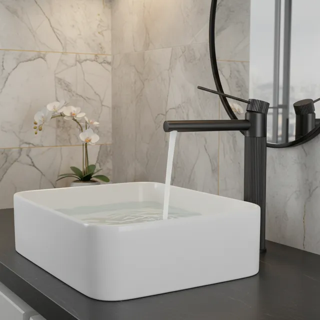Robinet de lavabo en acier inoxydable