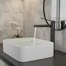 Robinet de lavabo en acier inoxydable – vue 1