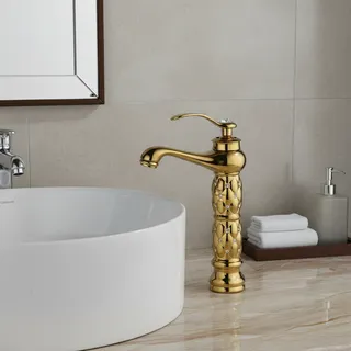 Lavabo en laiton robinets de salle de bains