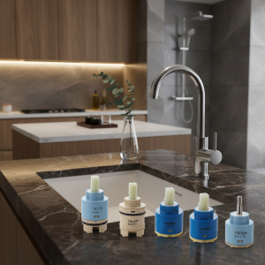 Robinet mitigeur à bobine haute, 25mm/35mm/40mm, accessoires de robinet, cartouche en céramique, mélangeur de cartouche de robinet, cuisine, bain, lavabo, douche Robinet mitigeur à bobine haute, 25mm/35mm/40mm, accessoires de robinet, cartouche en céramique, mélangeur de cartouche de robinet, cuisine, bain, lavabo, douche