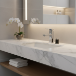 1 ensemble lavabo évier salle de bains robinet pont monté eau chaude froide mélangeur robinets lavabo évier robinet salle de bains robinets de cuisine