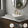 In-Wall Basin Faucet Set 3 hole Gold/Black…