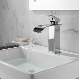 Salle de bains maison trois couleurs cascade lavabo en acier…