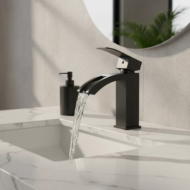 Mitigeur Robinet Lavabo Monotrou Monocommande Cascade…