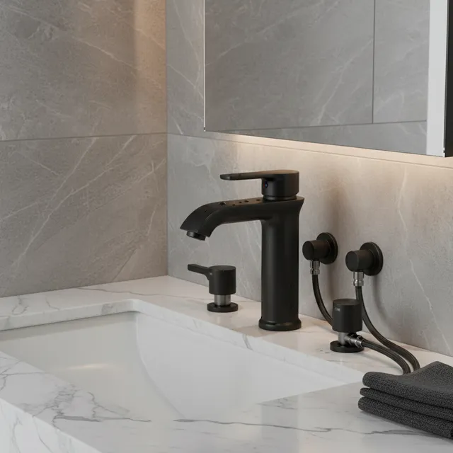 Robinets de lavabo de salle de bains