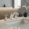 Robinet de salle de bains blanc
